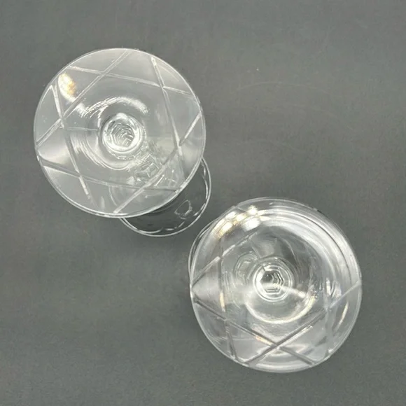 Libbey Rock Sharpe ARCTIC ROSE Stem Glasses 8” (Set of 2)​ - Picture 8 of 11